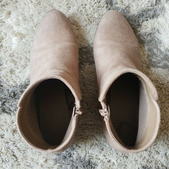 Hot Tomato 9.5w Wide Booties Galway Tan Ankle Boot - Picture 9 of 11